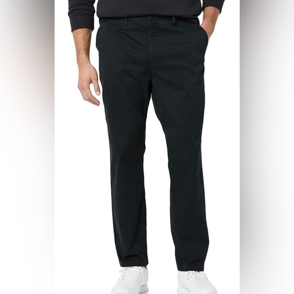 NWT Amazon Men's Cotton Slim Chino Pant Size 34x32 - Picture 4 of 5